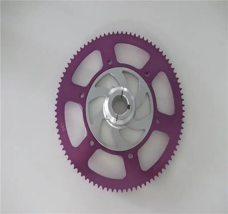 219 pitch racing go karting sprocket with square hole