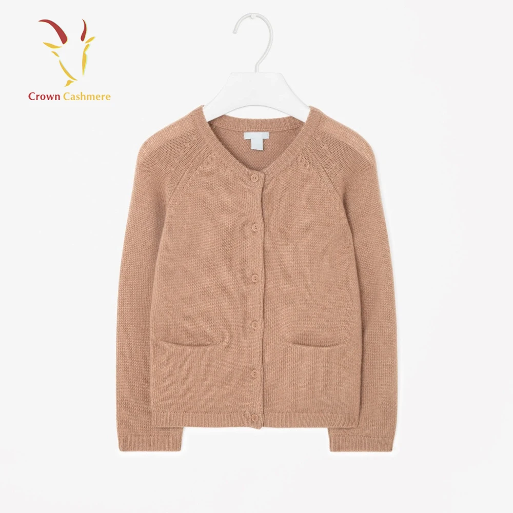 Fashion Winter Children 100% Cashmere Boy Cardigan Sweater