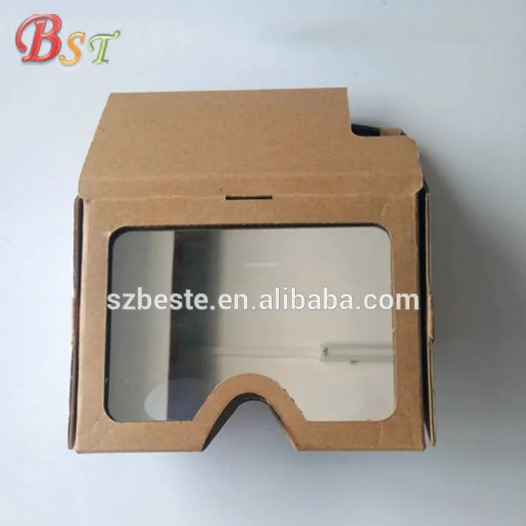 
2018 ar cardboard virtual reality video google 3d glasses fit for Android and ios systems 