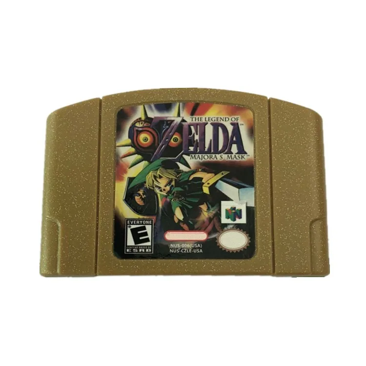 Лидер продаж, бесплатная доставка DHL, ретро игра для nintendo 64 n64 legend of zelda, маска маджора