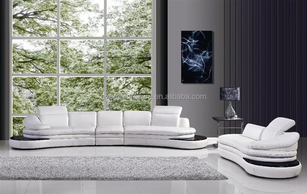 Роскошная вилла диван уникальной формы итальянская Минималистичная мебель на заказ современная для гостиной набор диванов с журнальным