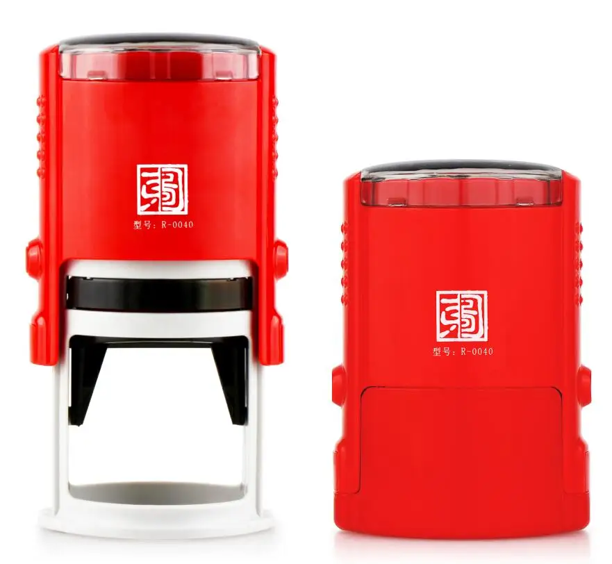 company logo printed personalised stamp self inking