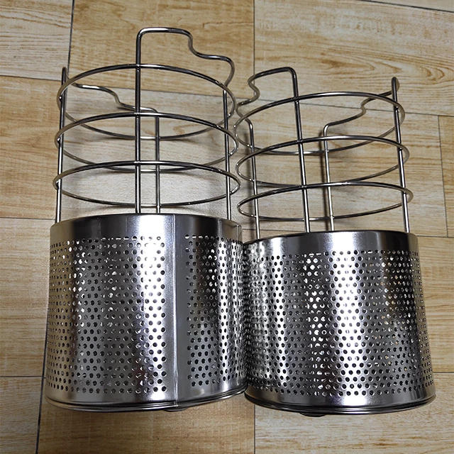 Nicety Korea style SS201 SS304 safe stainless steel kitchen chopsticks utensil holder  for steam sterilizer