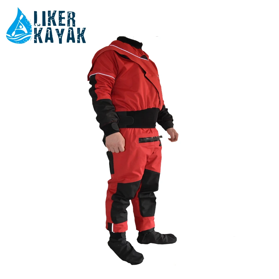 Высокое качество xxxl сухой костюм дышащий ткань для дайвинга на молнии каякинга