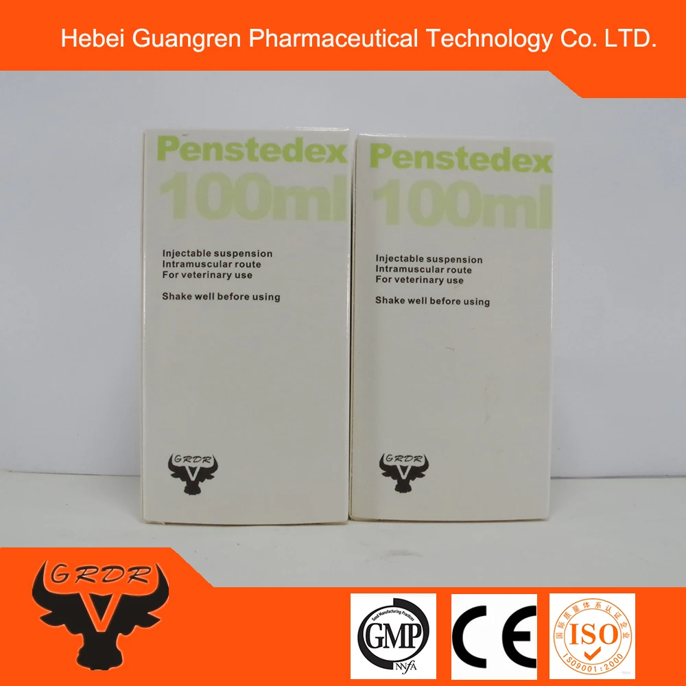 
Veterinary medicine Penstedex Pencillin G+Dihydrostreptomycin 100ml Injection for cow,horse,swine infectious disease 