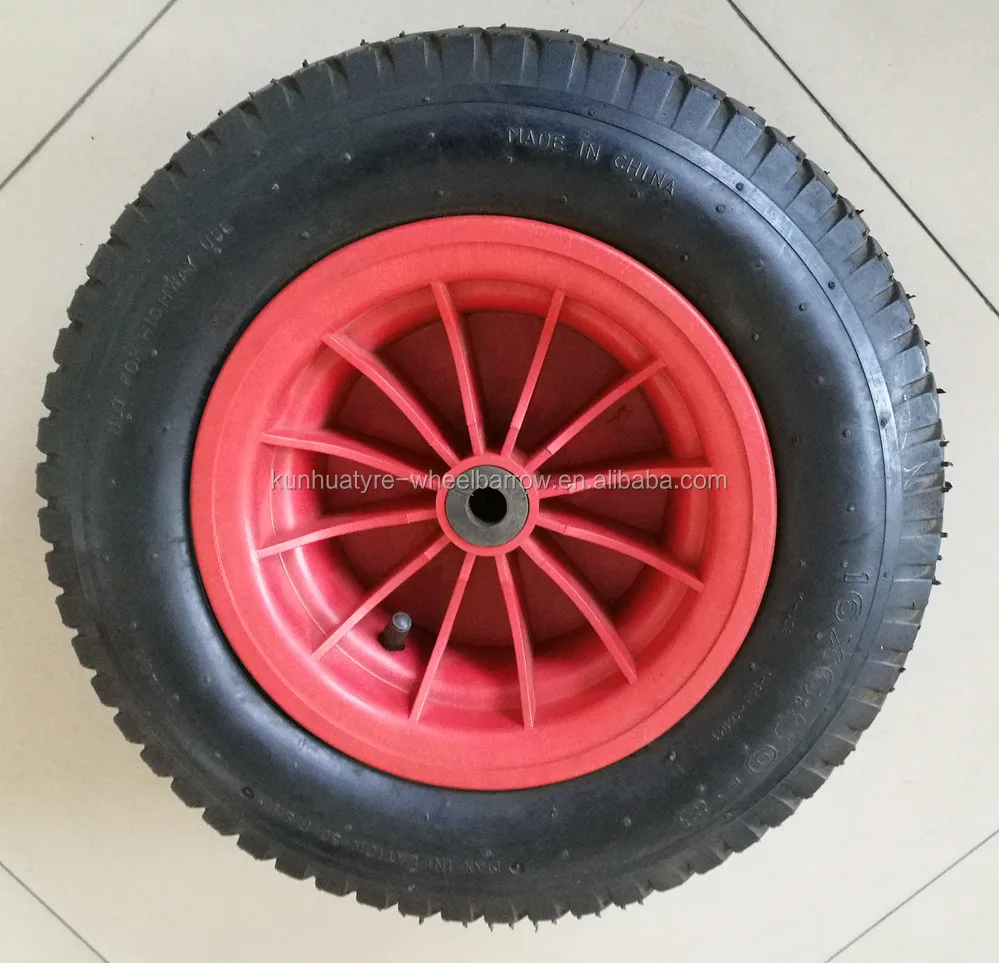 
high quality competitive price plastic rim pneumatic 16x6.50-8 wheel barrow wheel 