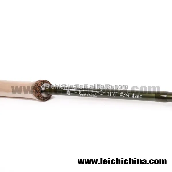 Switch Rod 11ft 6wt 4pc Korean carbon fly fishing switch rod