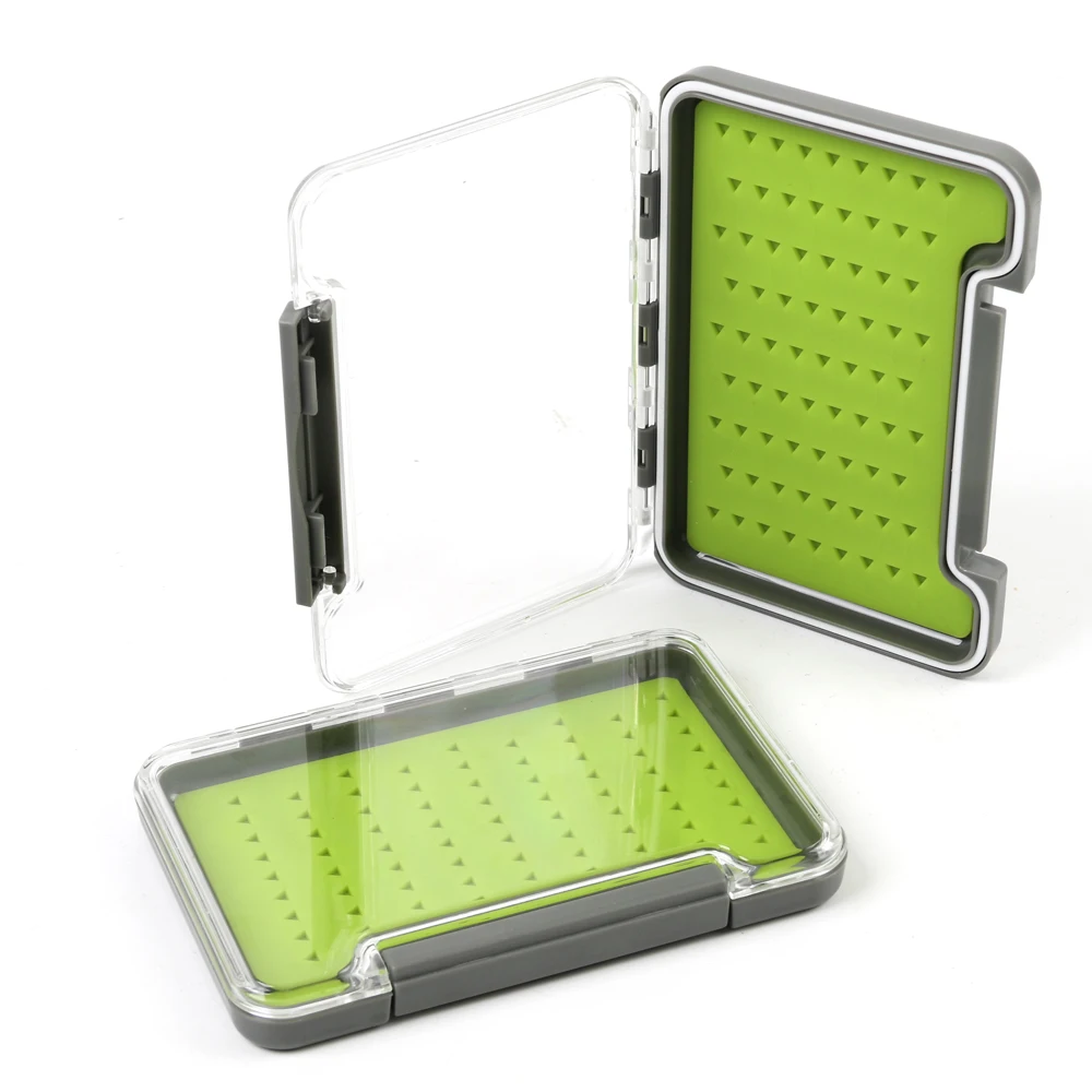 New clear silicone insert waterproof fly box