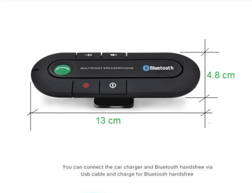 Universal Wireless Speakerphone Super Thin Car Kit Speakerphone Hand free Latest Version For All Smartphones