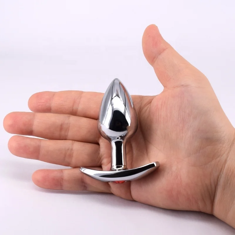 Crystal Jewelry Metal Steel Anal Plug Sex Toys Butt plug for Men Women Couple