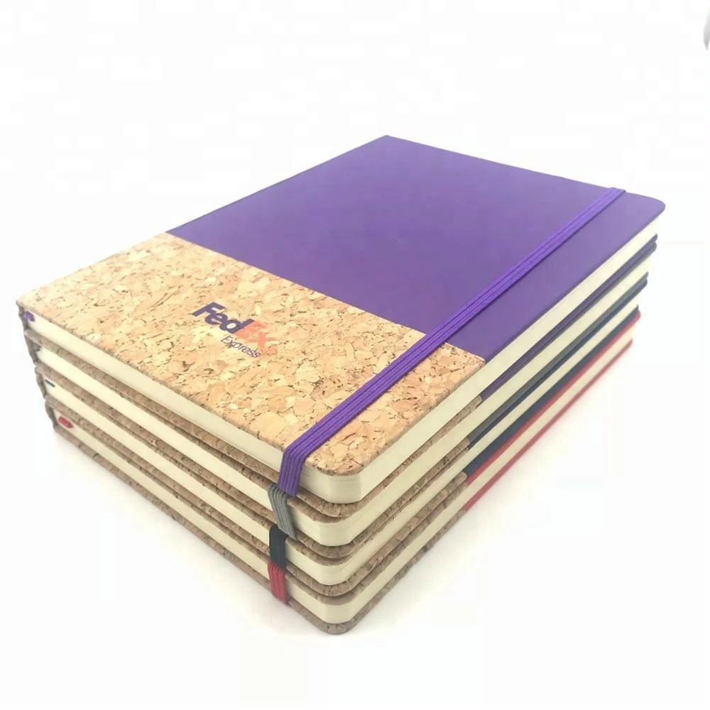 
a5 a6 Custom Cork Leather Cover PU Notebook 
