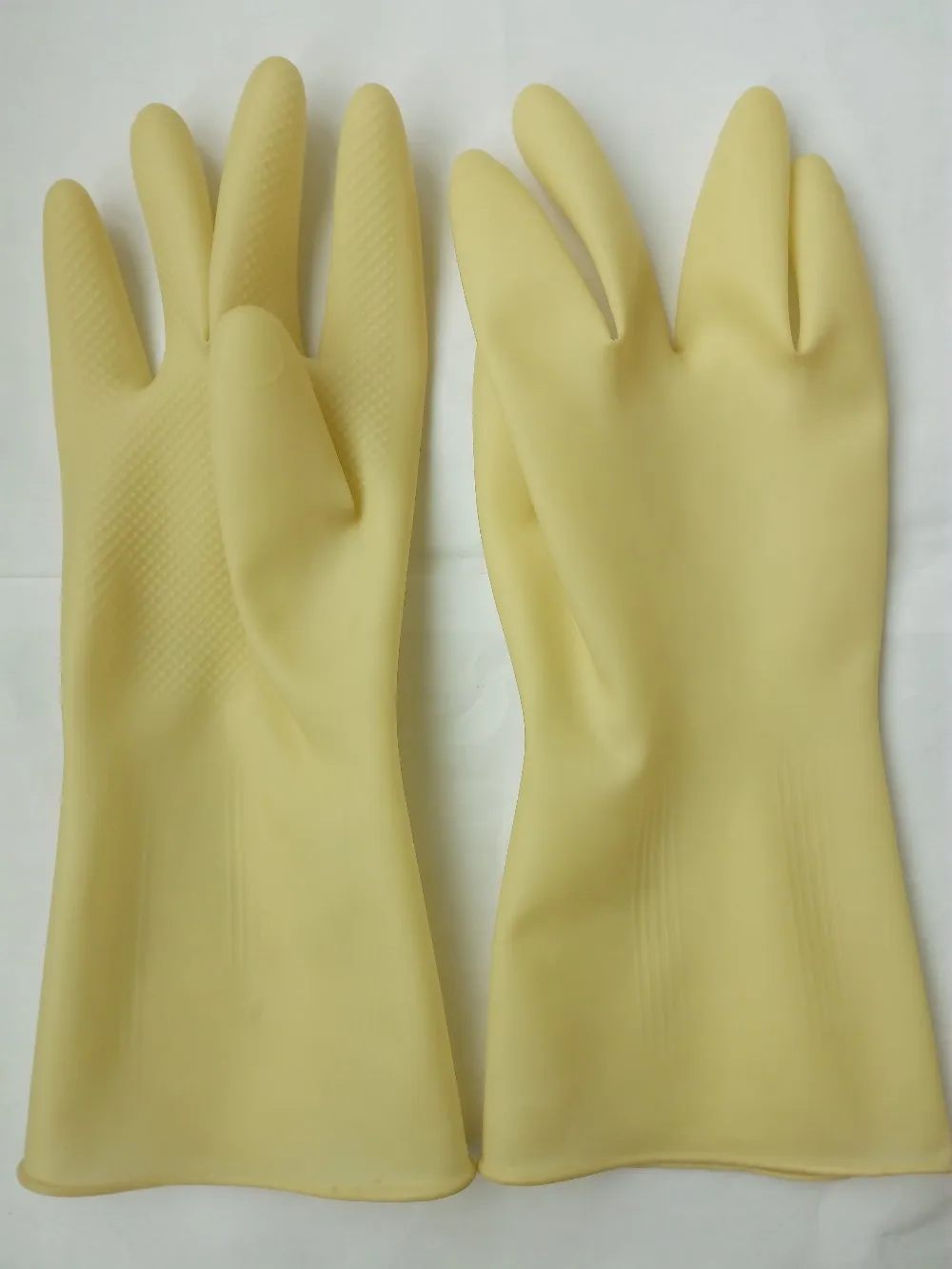 60g household latex gloves of the kitchen water proof gloves cleaning gloves manufacturer