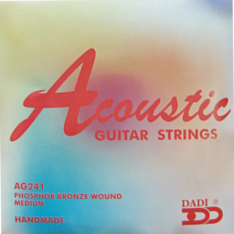DADI Amazon wholesale various gauges ball end steel bronze wound string ACOUSTIC GUITAR STRINGS,custom service