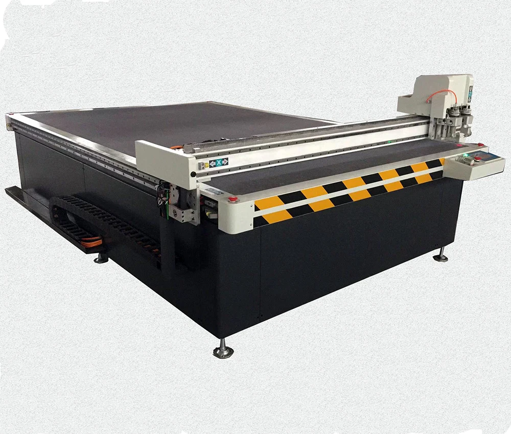 CNC Oscillating blade leather Cutter/Vibrating Knife Cutting Machine with factory price