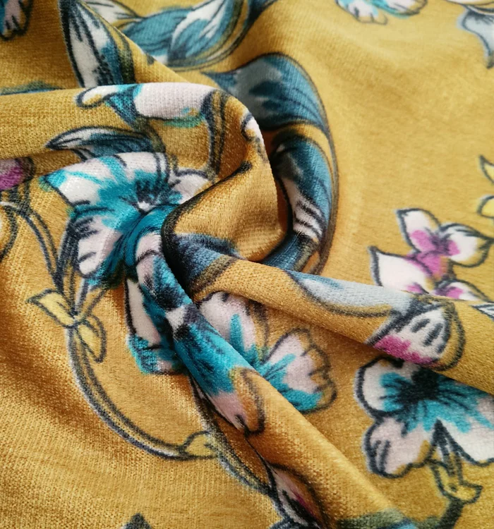 wholesale korean stamp multicolor silk metallic chiffonrainbow textiles fabric