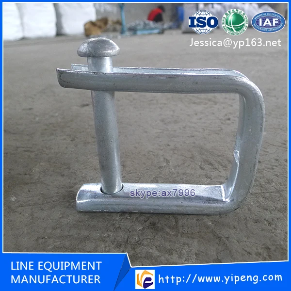 Bracket for Electric Power Line/ Single Spool Insulator Clevis D Iron Carbon Steel,carbon Steel 0.44-10.5KG 70-600 KN Standard