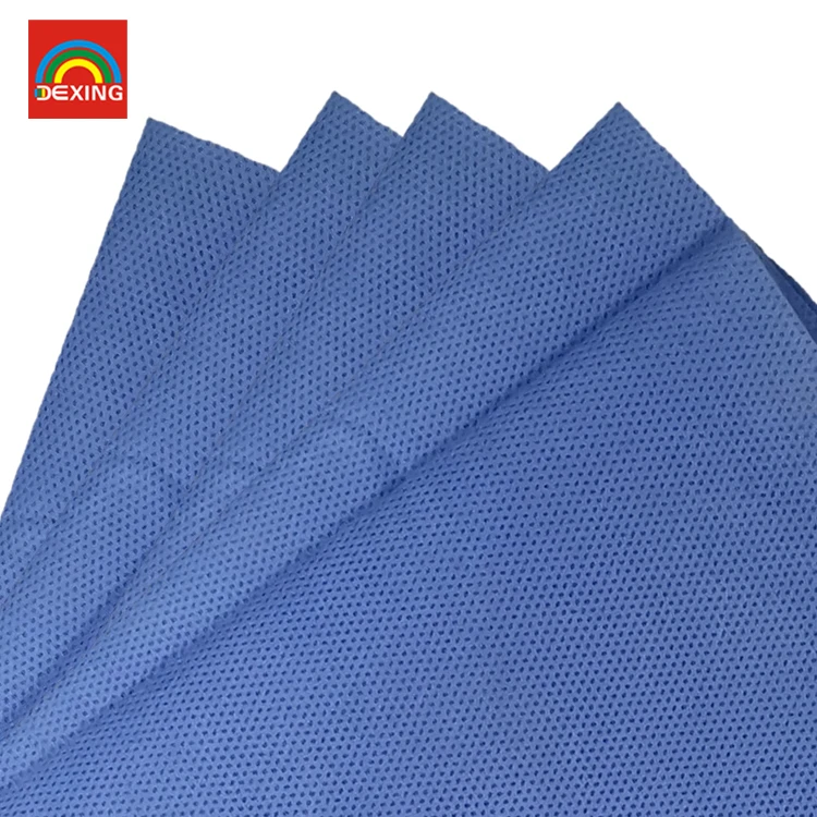 100%pp sms/smms spunbond textile non woven fabric roll for disposable surgical gown