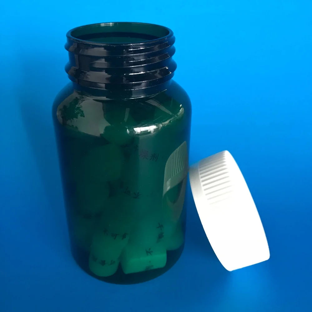 Wholesale 100ml 120ml 150ml Blue/Green/Clear Food Health care/supplement  Pharma Medical Product used PET/HDPE Plastic Bottles