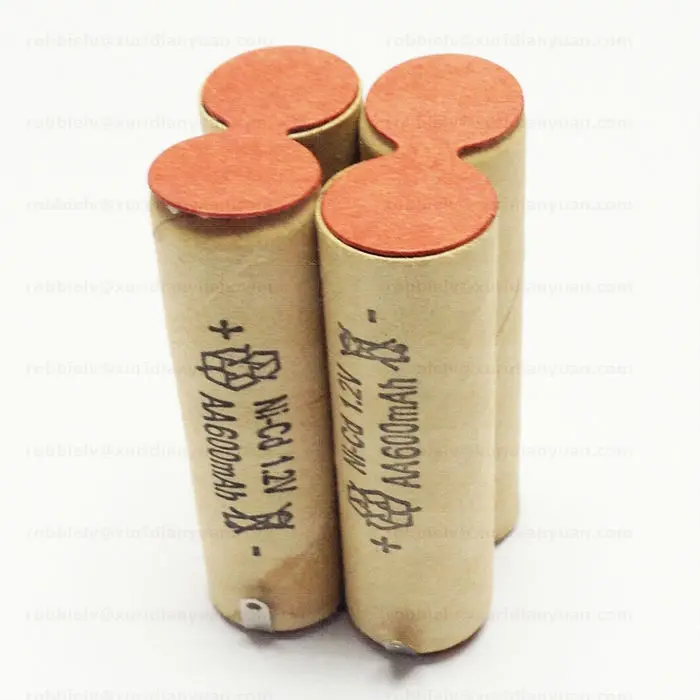 4aa 600 мач 4.8v ni-cd батареи