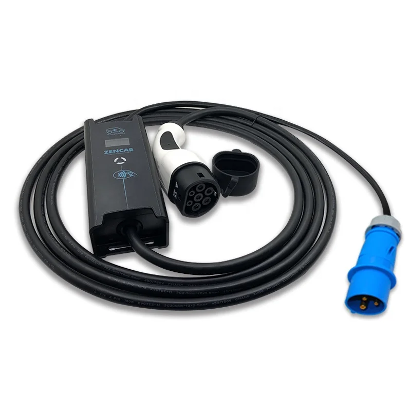 
 Evse 32A 250V 7.5kw точка зарядки для домашнего использования с синей cee  