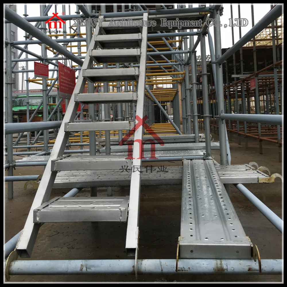 Сопротивление скольжению стали леса плавающий лестницы/восхождение лестницы с крючками