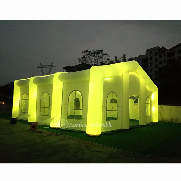 Outdoor giant party equipment inflatable stage tent jumbo inflatable tent for sale