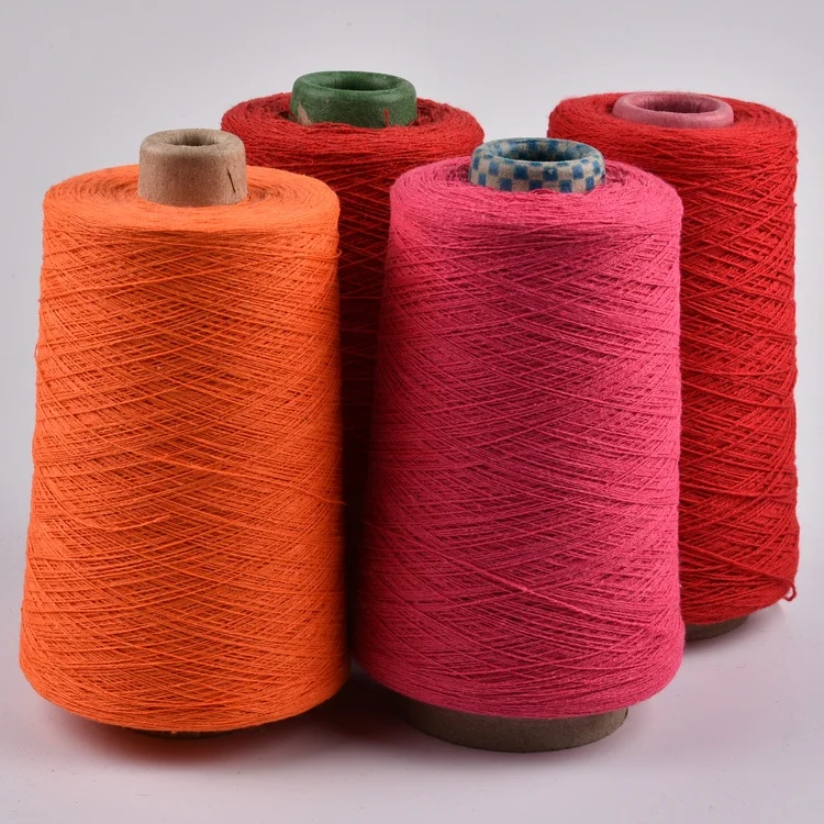 
Global Recycled Standard (GRS) Ne30/1, Ne24/1, Ne20/1 Open-End Yarn, Cotton Polyester Blended 