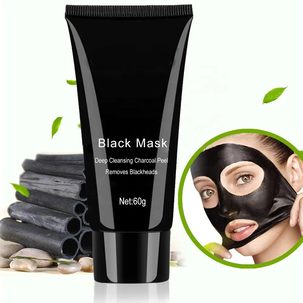 Private Label blackhead Peel Off Bamboo Charcoal Face Mask OEM Black Head removal peeling Mask