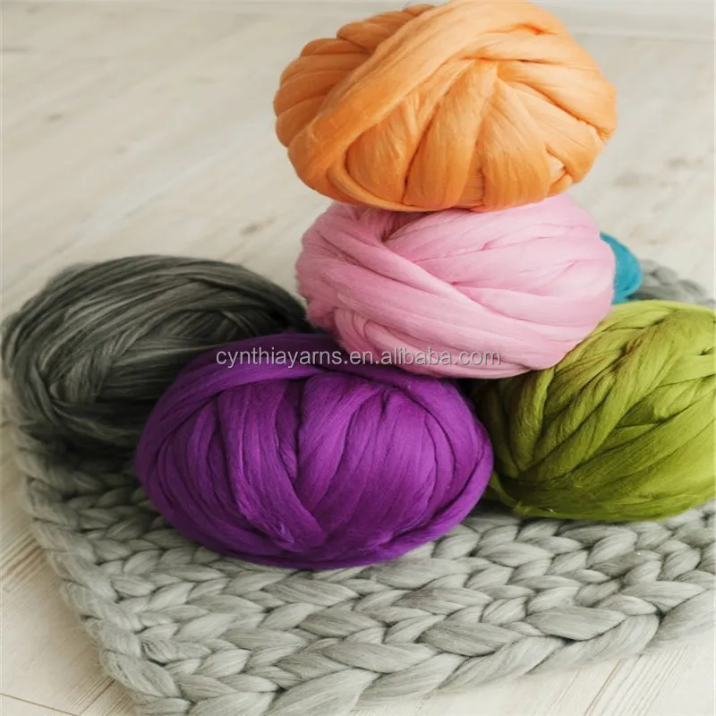  2019 самая популярная 100% мериносовая шерсть гигантская Мериносовая шерстяная пряжа