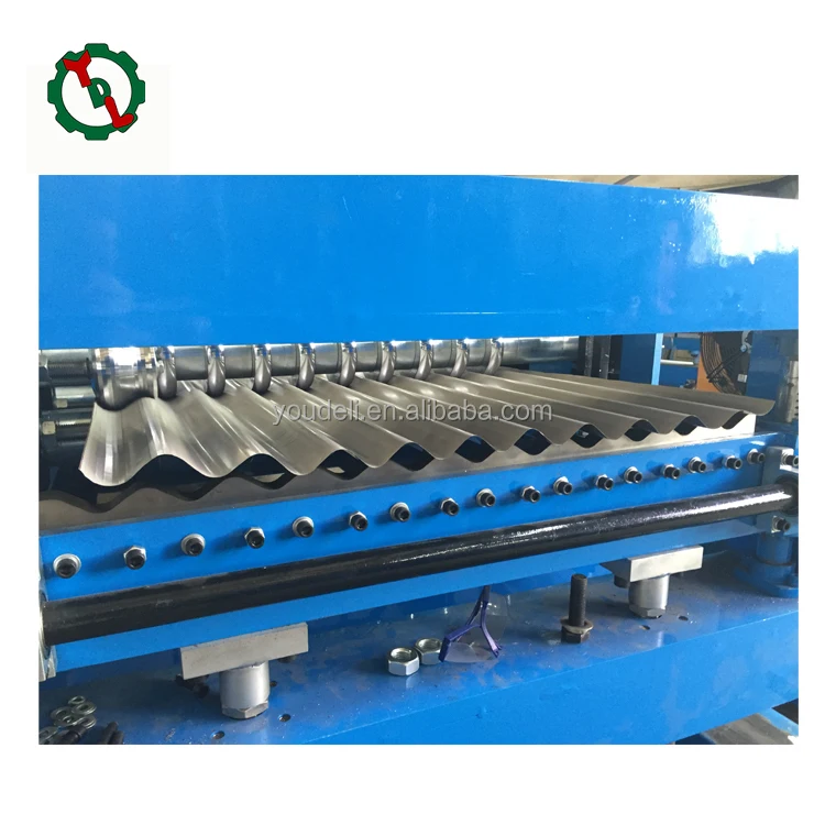 
Polytech Trade Assurance High Precision Corrugated Steel Profile Roof Panel Roll Forming Machine 