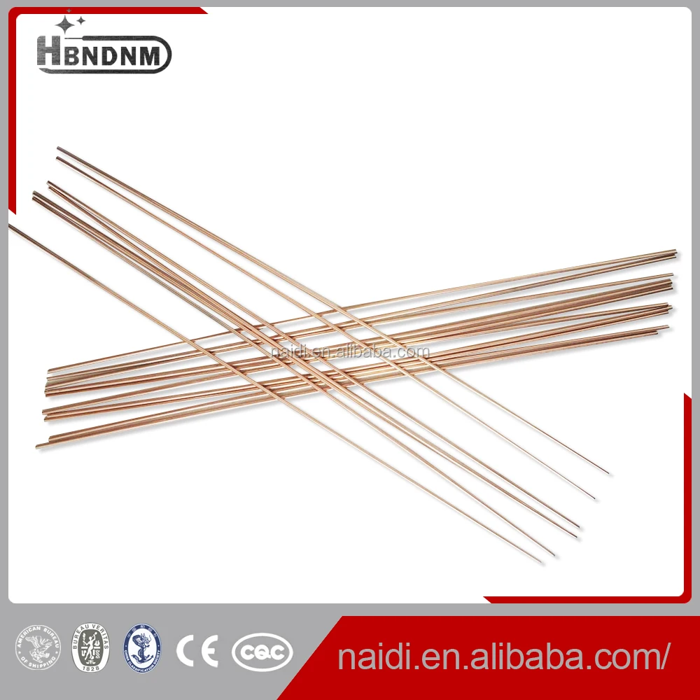 1.6mm L201 BCuP-2 copper phosphorus specification brazing welding alloy rod bcu93p wire