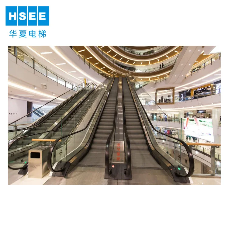 VVVF Electrical Horizontal Escalator Supermarket Passenger Escalator
