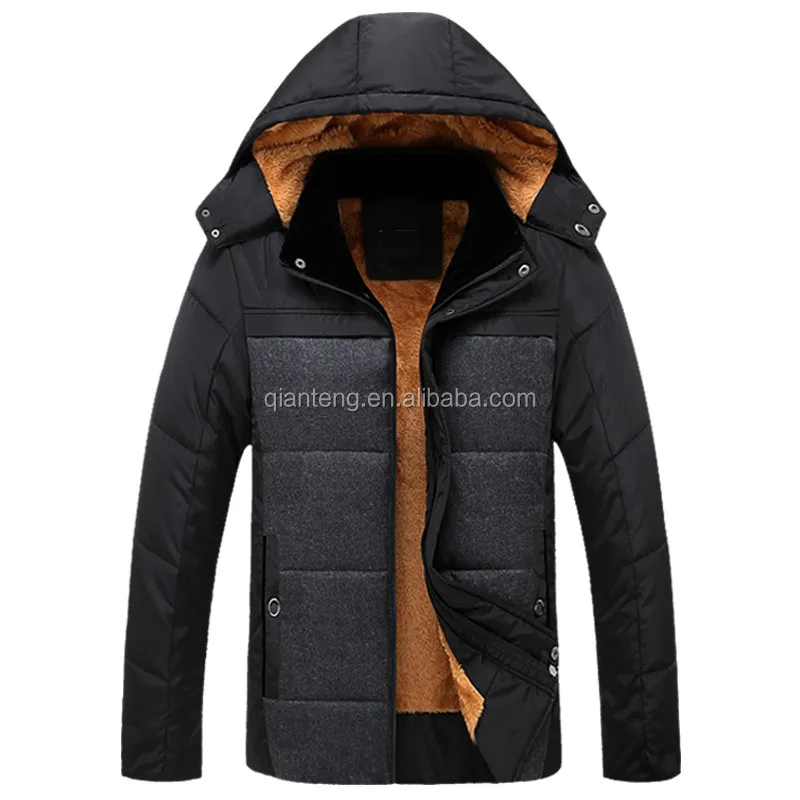
Brand Heavy Luxury Adult Wholesale Fur Blank Winter Coat Parka for Men 