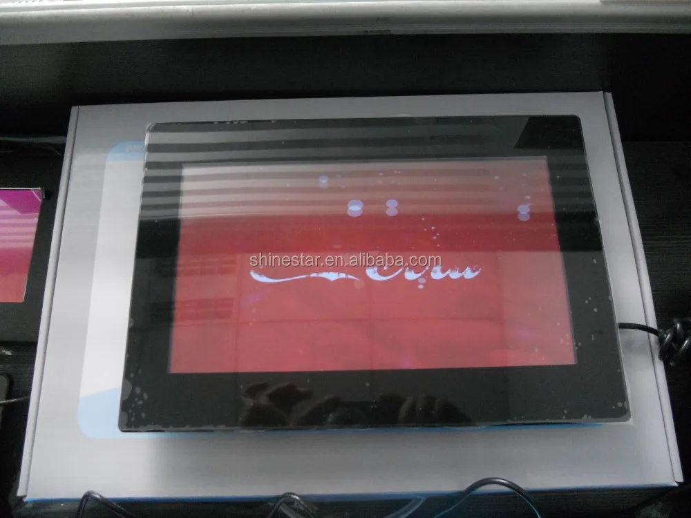 10.1 Inch capacitive multi touch interactive AD media display wifi Android wireless player