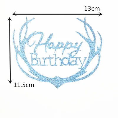 happy birthday cake topper birthday party supplies cake decoration