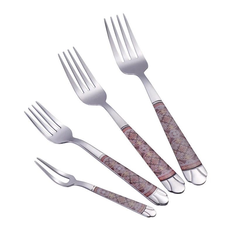 
Wholesale Bulk Stainless Steel Cutlery With Decal For Home Hotel Restaurant 