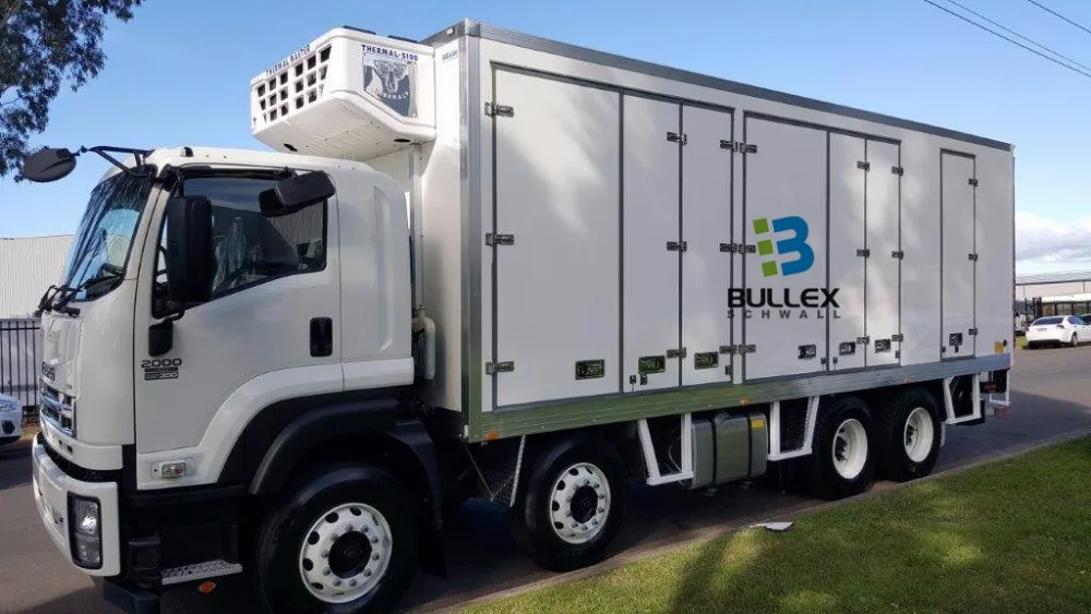 German Quality Bullex Refrigerated Truck Body Freezer Box Kits Sandwich Panels