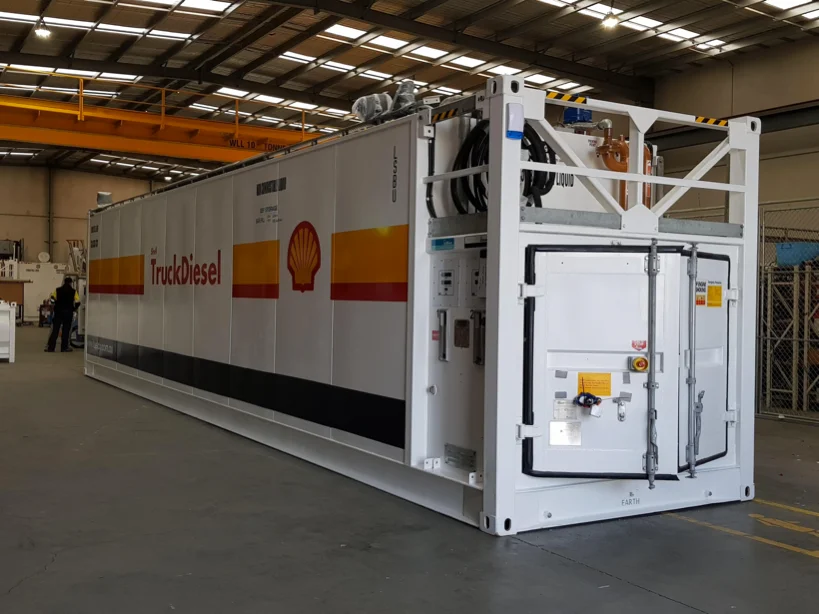 
40ft Self Contained Fuel Storage Tank, Double Wall Tank, 110% Secondary Containment 