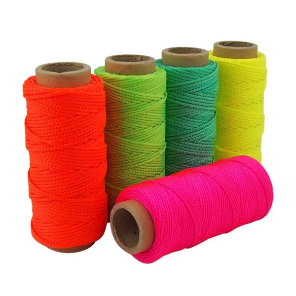 #18 nylon fishing line 8-strand twisted nylon fluorescent braided & twisted mason line