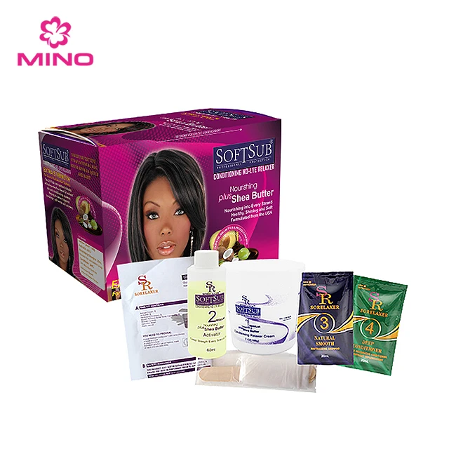 New design Professional Hair Relaxer Product Straightening hair relaxer Essential Damage Keratin Treatment