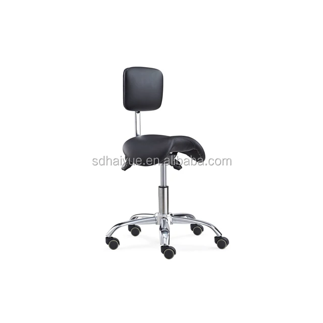 Ergonomic Dental Saddle Stool, Medical Stool Saddle Chair Hospital Chair HY6020