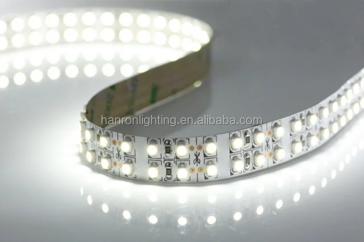 5 years warranty double line/row smd 3528 240led/m 24v led strip light IP20 single color