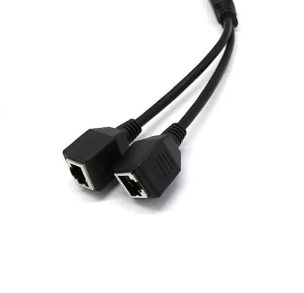 Сетевой разветвитель со штекером RJ45, сетевой разветвитель LAN Ethernet, сетевой разветвитель, удлинитель, кабель адаптера