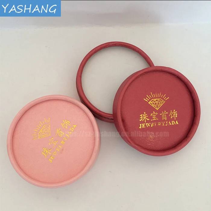 Round hair box for dress gift mailer packaging custom rigid box with lid