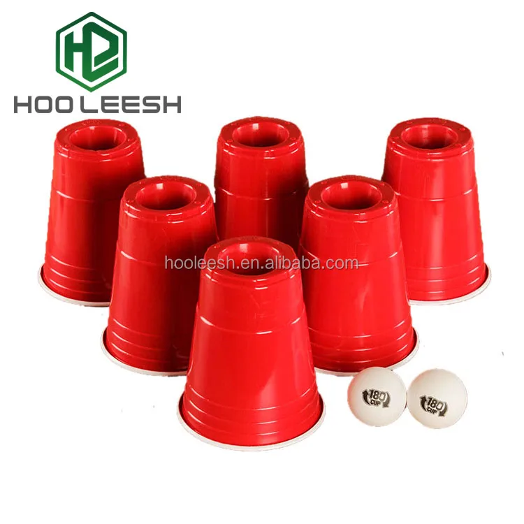 Одноразовые пластиковые праздничные чашки с отверстием для шарика, 16 унций