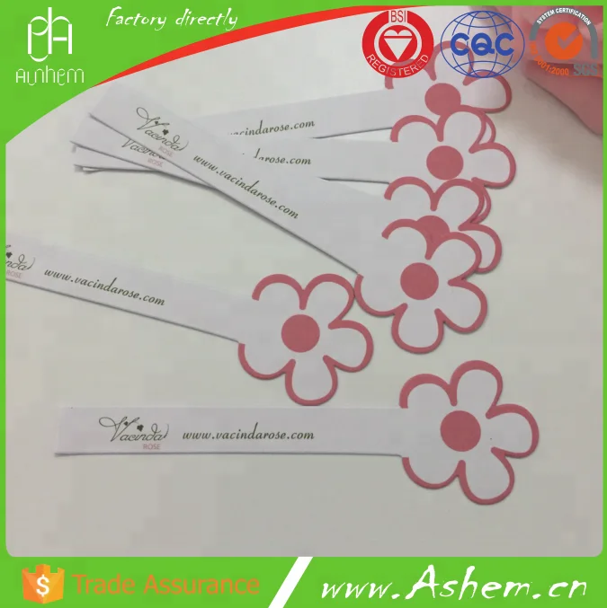 
high quality cheap perfume tester paper with LOGO printing, DL408 