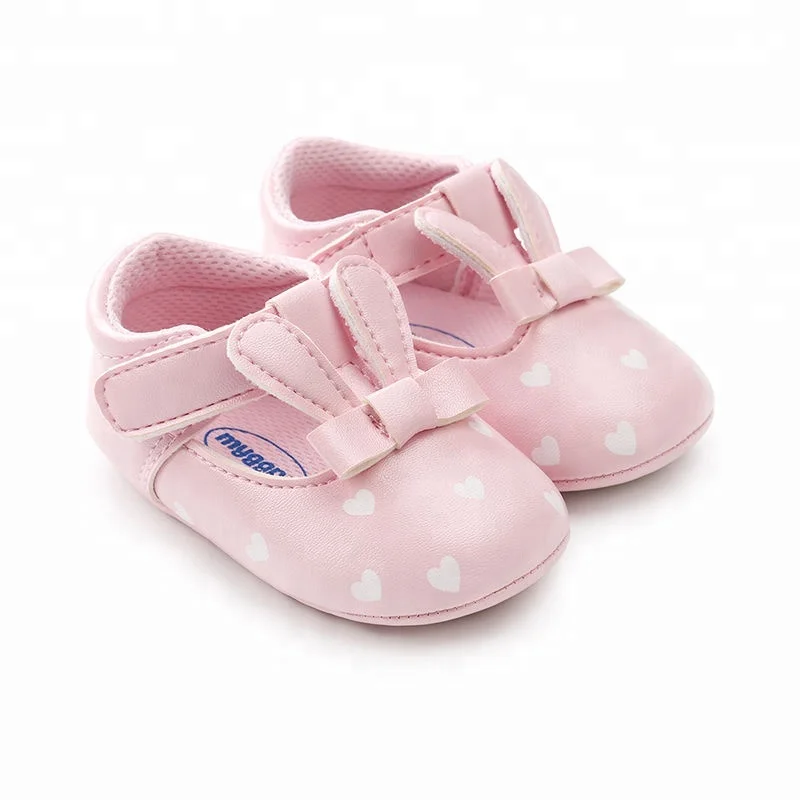 
WONBO Baby Girl Shoes Cute Toddler hard sole first walkers Spring/Autumn Infant PU Leather Shoes For Party 