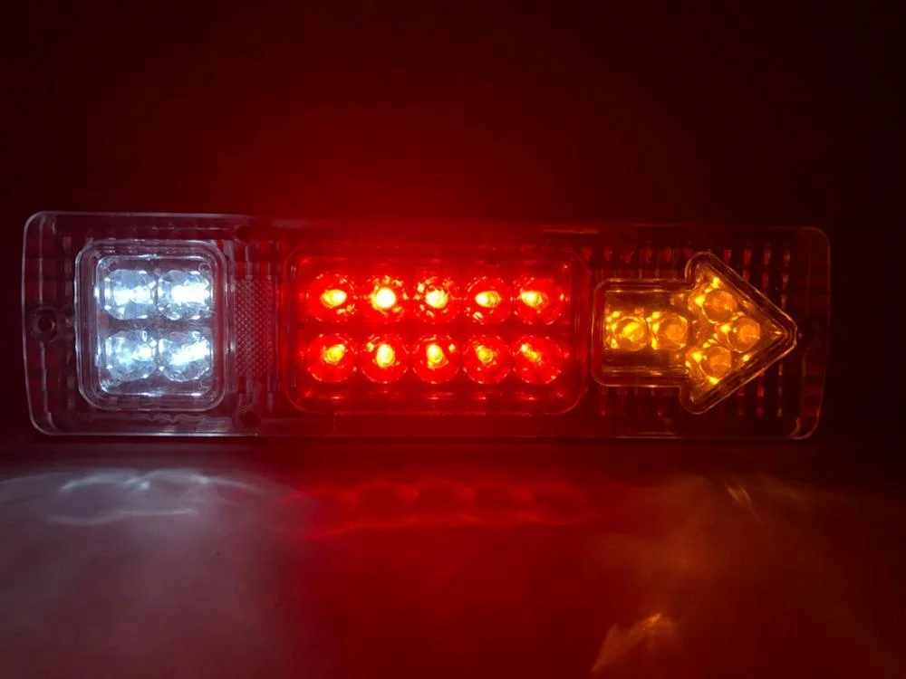 LED Trailer Light Truck Stop Rear Taillights Brake Reverse Turn Indicator Lamp