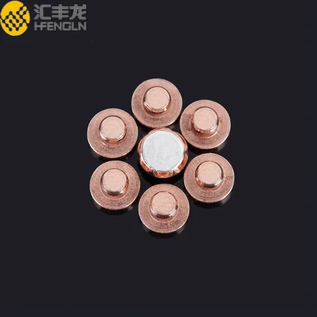 Bimetal Silver Alloy Rivet Slide Switch Contact Wenzhou Wholesale