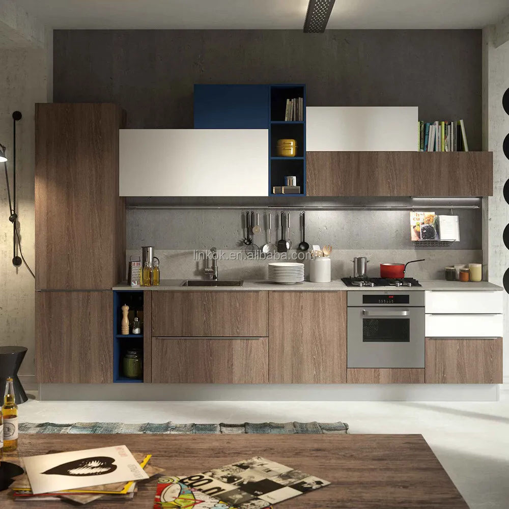 melamine board laminated plywood kitchen cabinet furniture